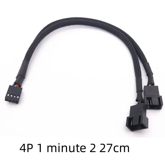 4-Pin PWM 1-to-3 Fan Splitter Cable | Motherboard Extension