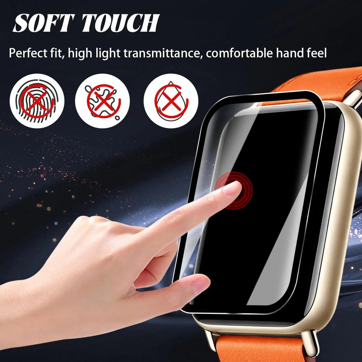 Xiaomi Mi Band 10 Pro Screen Protector – 3D Curved Hydrogel