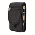 Canvas Crossbody Phone Waist Bag – Flip Top Belt Pouch