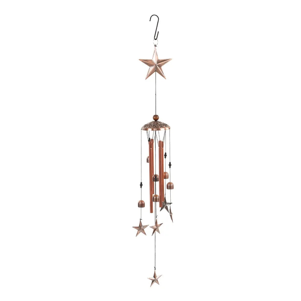Handmade Star Metal Wind Chimes – Outdoor Garden Décor 90cm