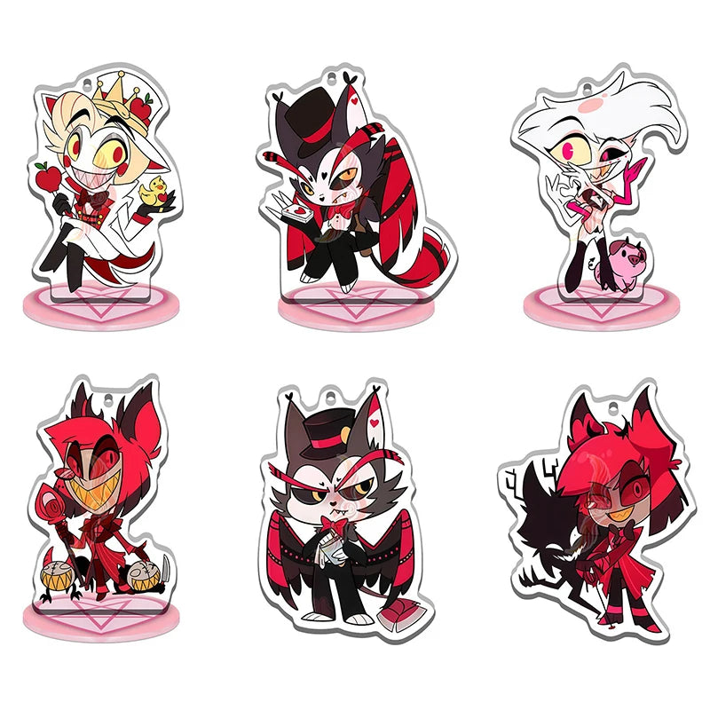 Hazbin Hotel Acrylic Standee & Keychain | Anime Desk Decor