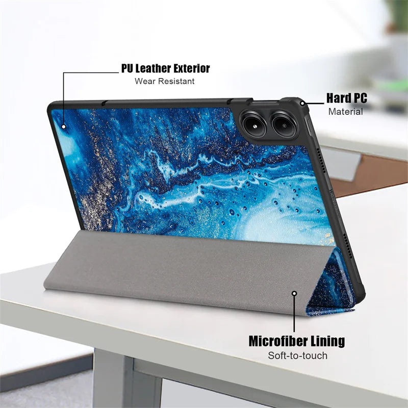 Redmi Pad Pro 12.1 PU Leather Folio Case | Poco Pad Cover