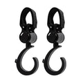 2-Pack Universal Stroller Hooks – Heavy Duty Pram & Cart Hangers