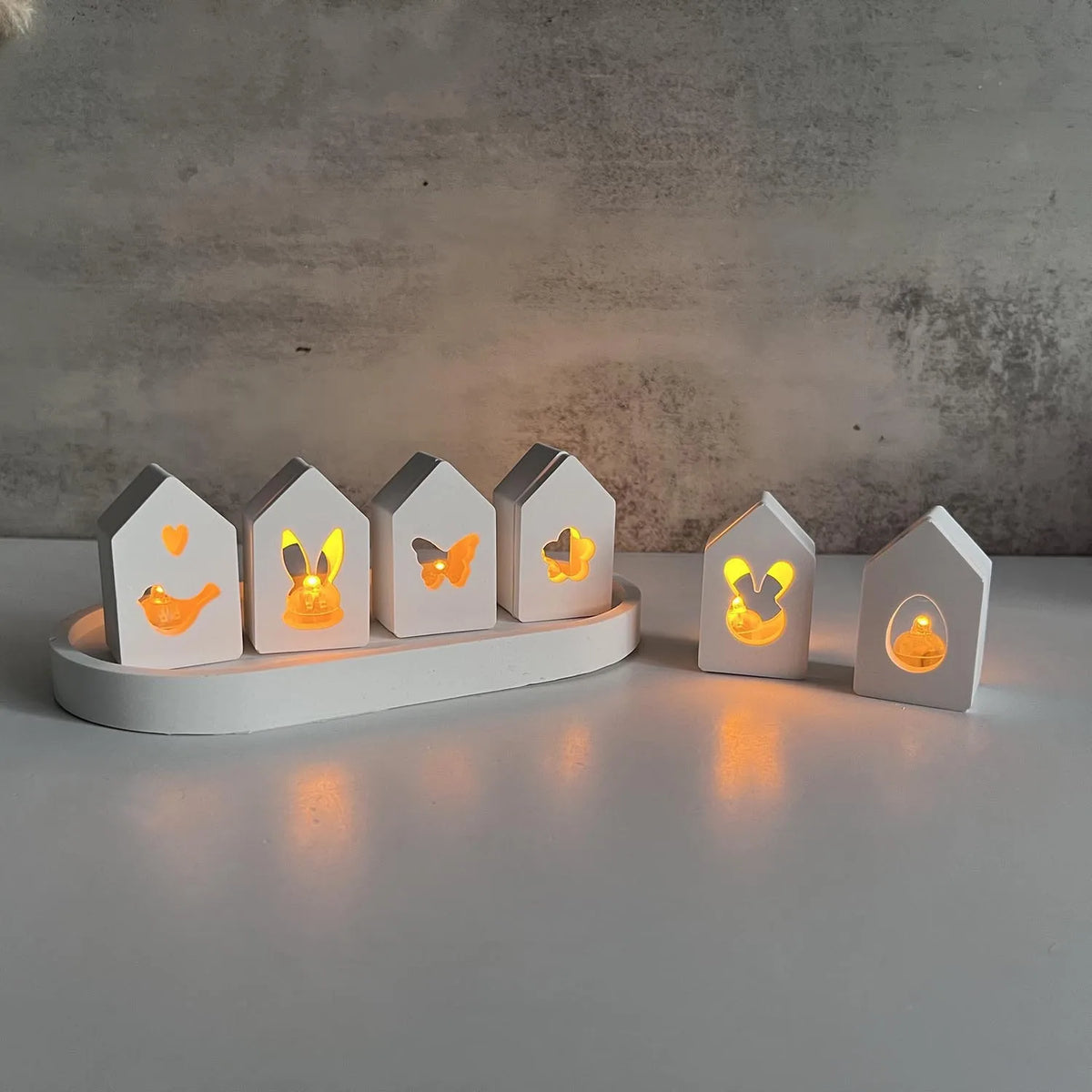 3D Hollow House Silicone Mold – DIY Plaster & Resin Craft