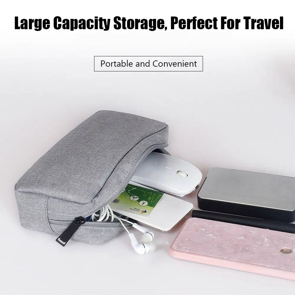 Travel Digital Accessories Organizer Bag | USB, Cables & Gadgets