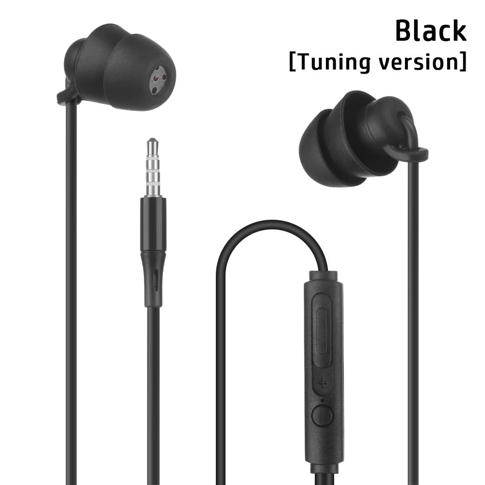 Wired In-Ear Sleep Earphones | Noise Reduction Soft Silicone