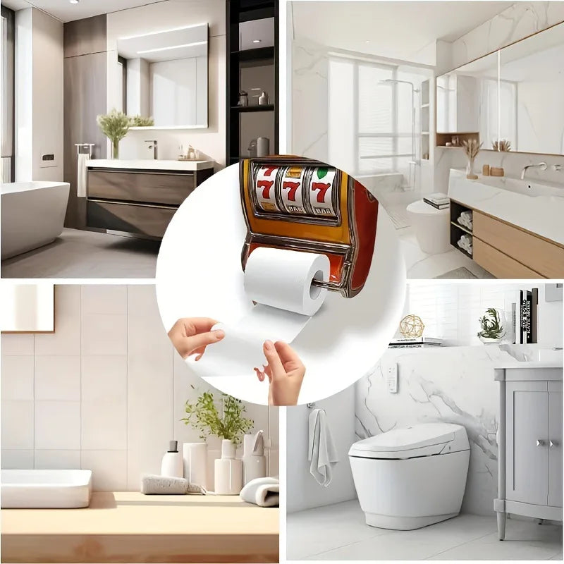 Slot Machine Toilet Paper Roll Holder | Fun Bathroom Decor