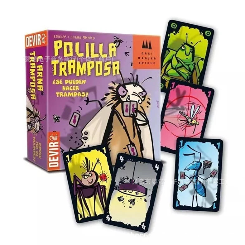 Cheating Moth Card Game – Fun Bluffing Party Game for All Ages