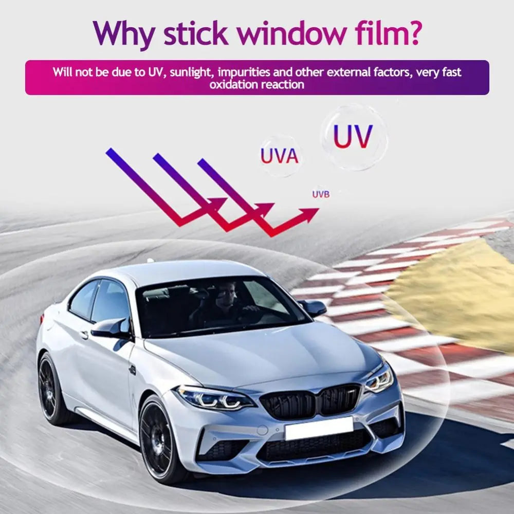 Solar UV Window Tint Film 50x300cm – Heat & Glare Control