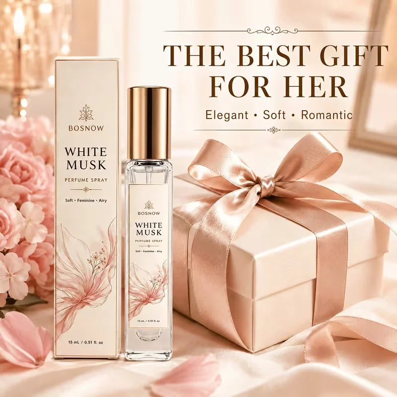Bosnow White Musk Eau de Toilette 15ml – Women's Spray