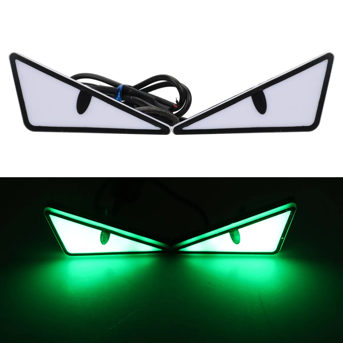 2-Pack LED Demon Eye Headlight Accent Lights – Car & Motorcycle