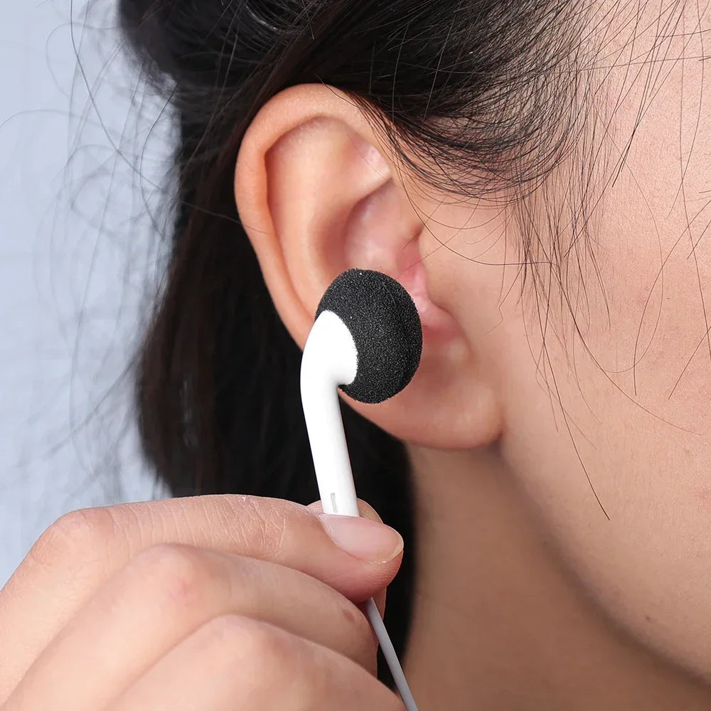 18mm Foam Earphone Ear Pads – Sponge Replacement Covers 20–200pk