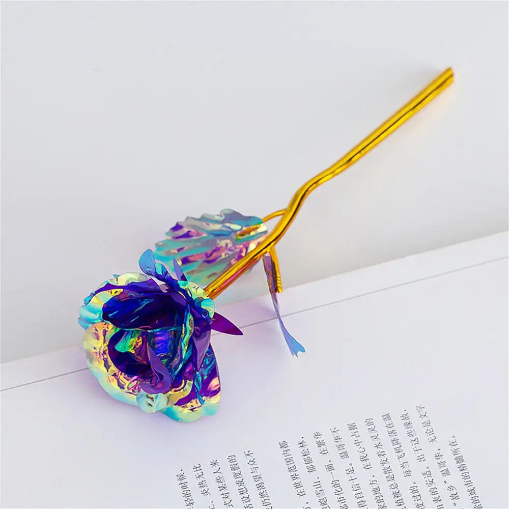 Transparent Artificial Rose | Plastic Decorative Flower