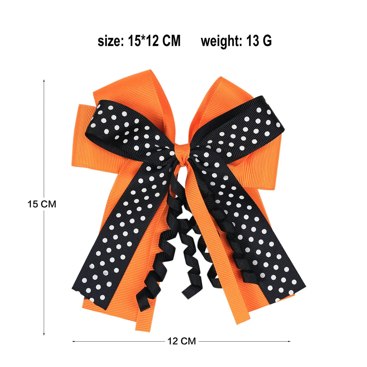 Halloween Hair Bow Clips – Spider Ghost Pumpkin Barrette for Girls