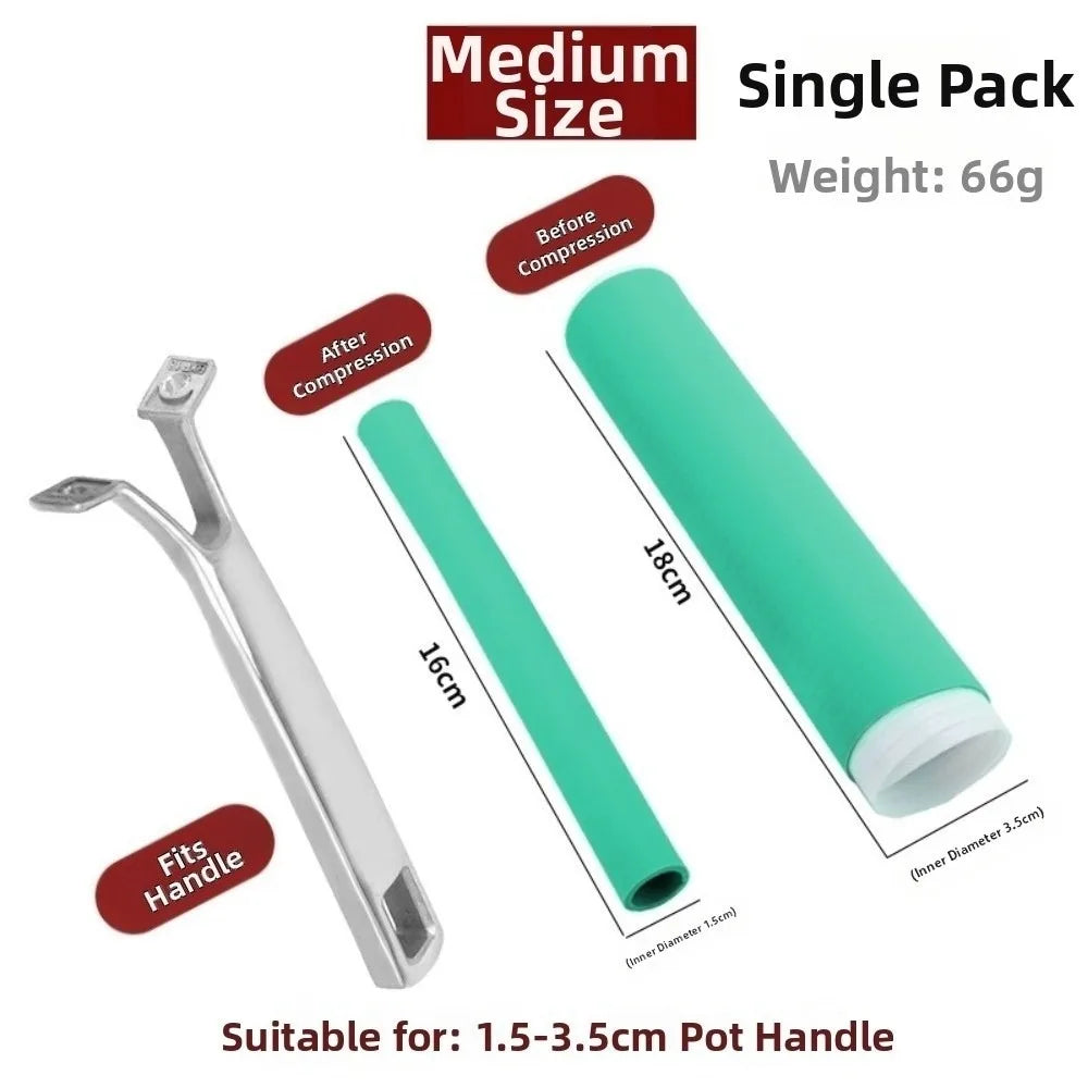 Silicone Pot Handle Cover – Anti-Slip Heat Resistant Grip