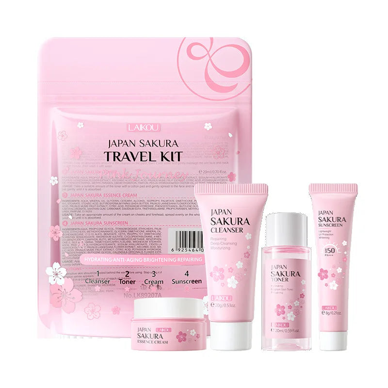 LAIKOU Vitamin C 4-Piece Skin Care Set with SPF 50+ Sunscreen