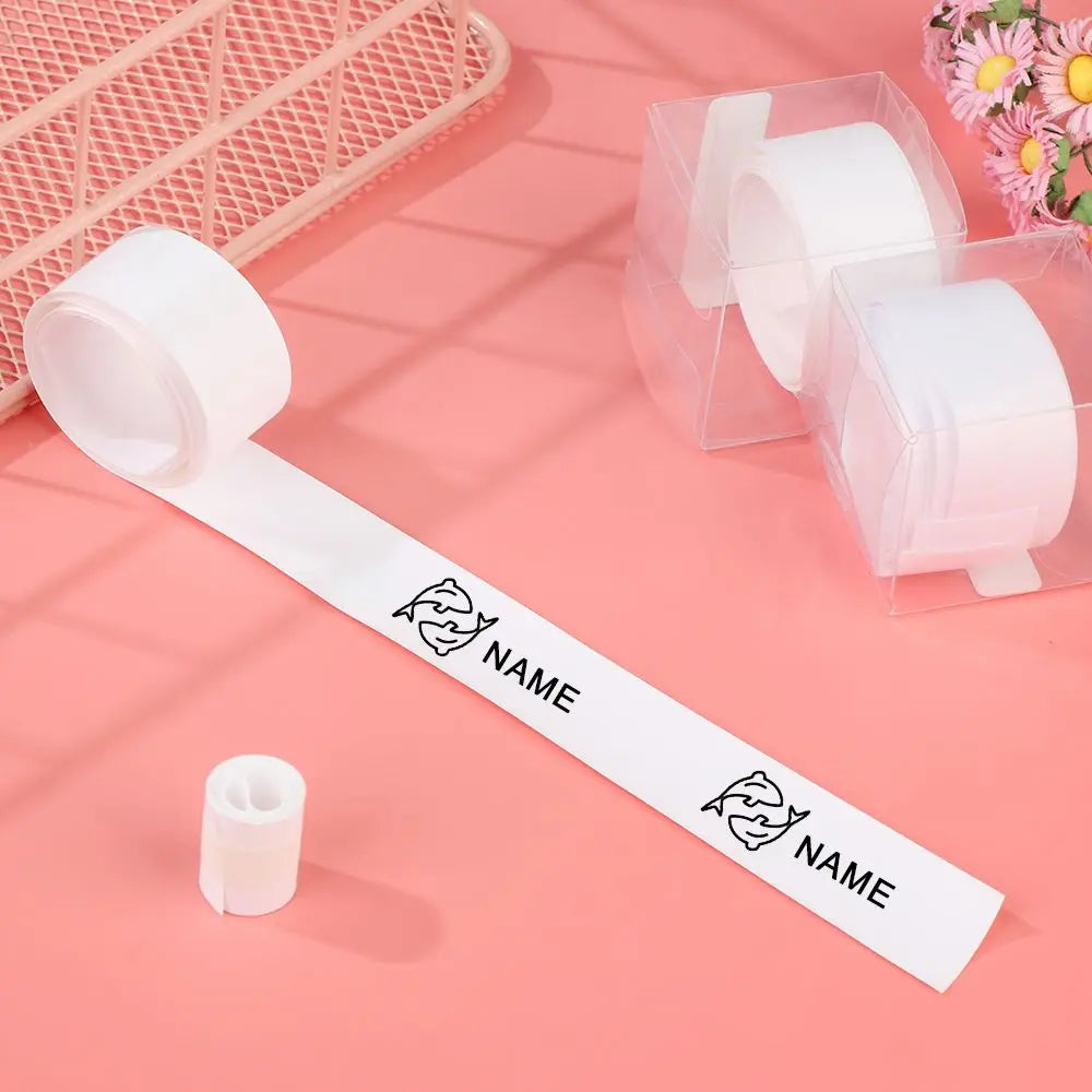 Washable Blank Garment Label Tape – Kids Clothing Name Tags