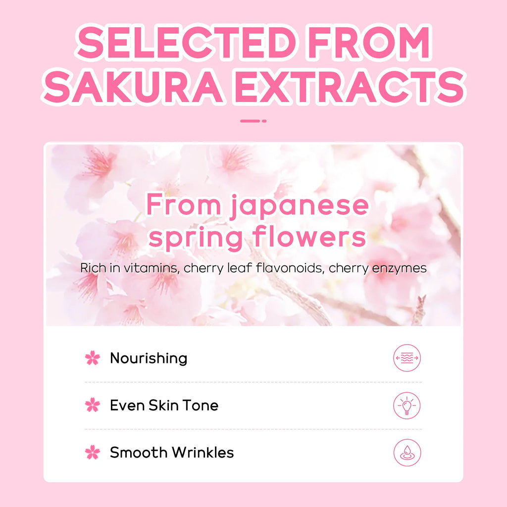 LAIKOU Sakura Mud Face Mask – Oil Control & Pore Minimizing