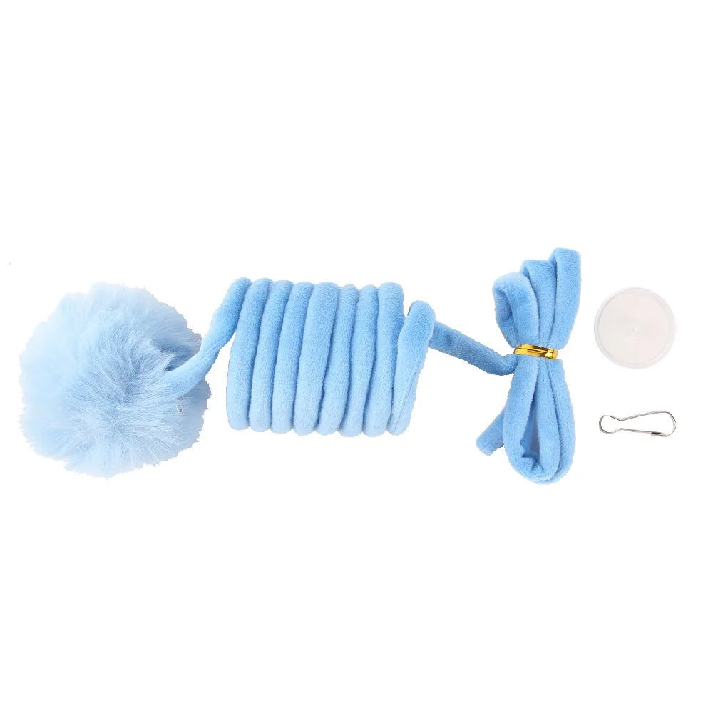 Colorful Spring Cat Toy Ball – Suction Cup Door Hanger