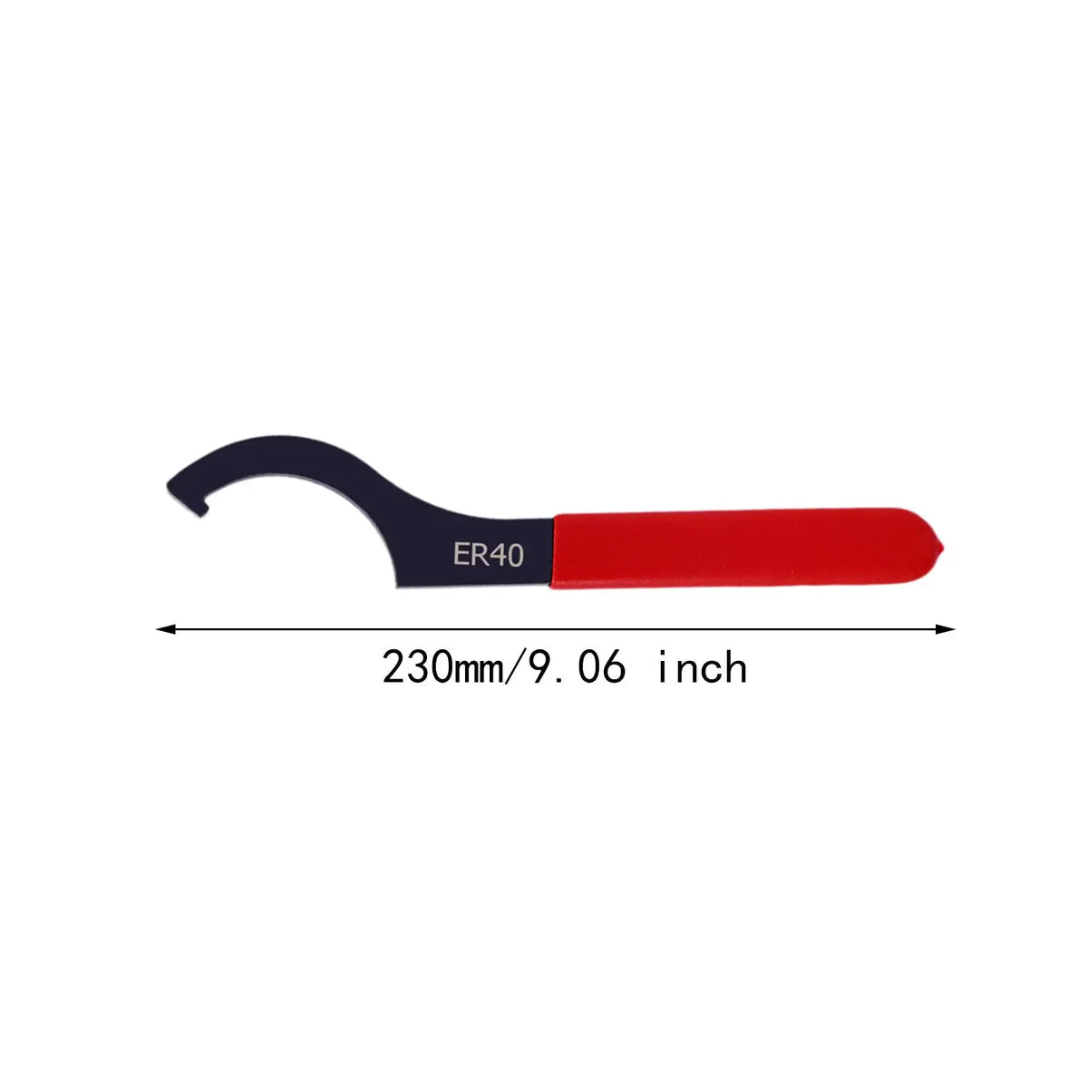 C Hook Spanner Wrench – Carbon Steel ER40 Collet Chuck Tool