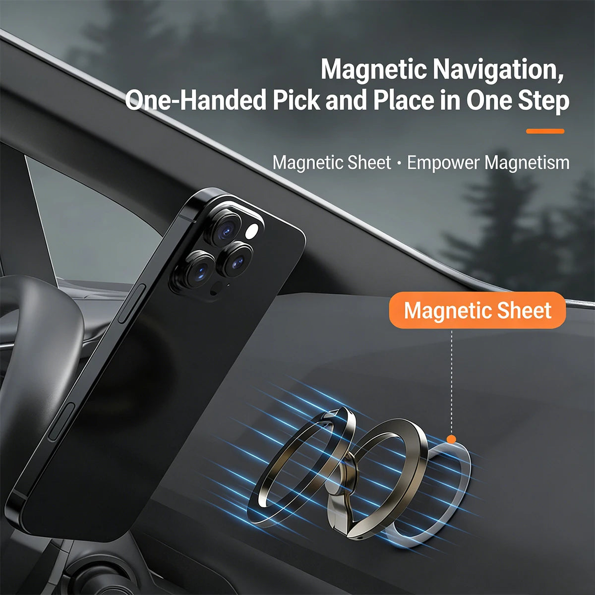 Magnetic Fidget Spinner Phone Ring Holder | MagSafe 360°