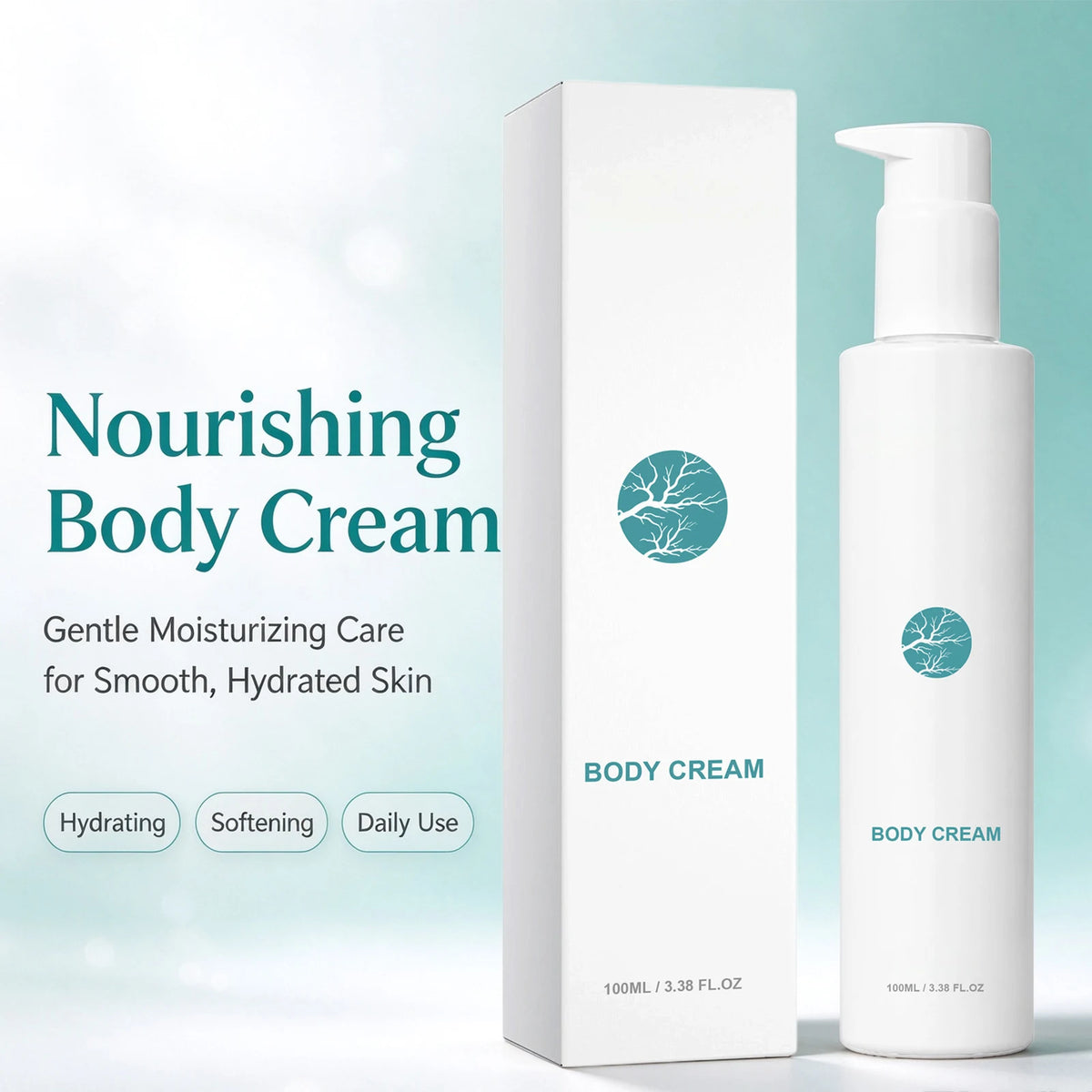 Moisturizing Body Cream – Brightening & Nourishing Lotion 100ml