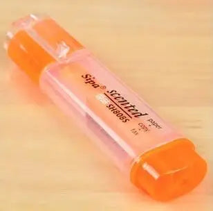 Scented Fluorescent Highlighter Pen – 7 Candy Colors, Chisel Tip