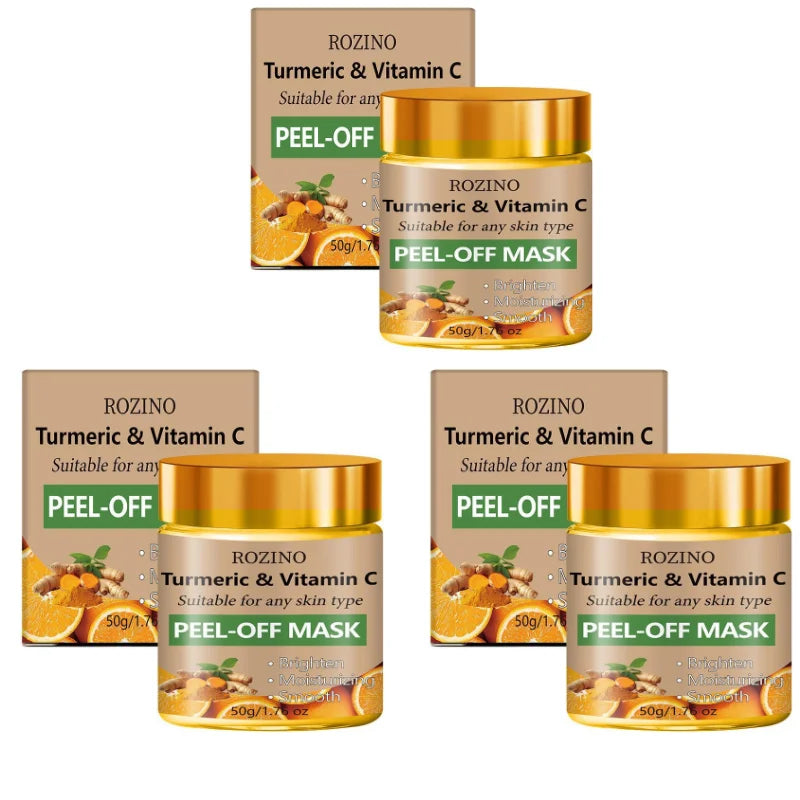 ROZINO Turmeric & Vitamin C Peel-Off Face Mask 50g