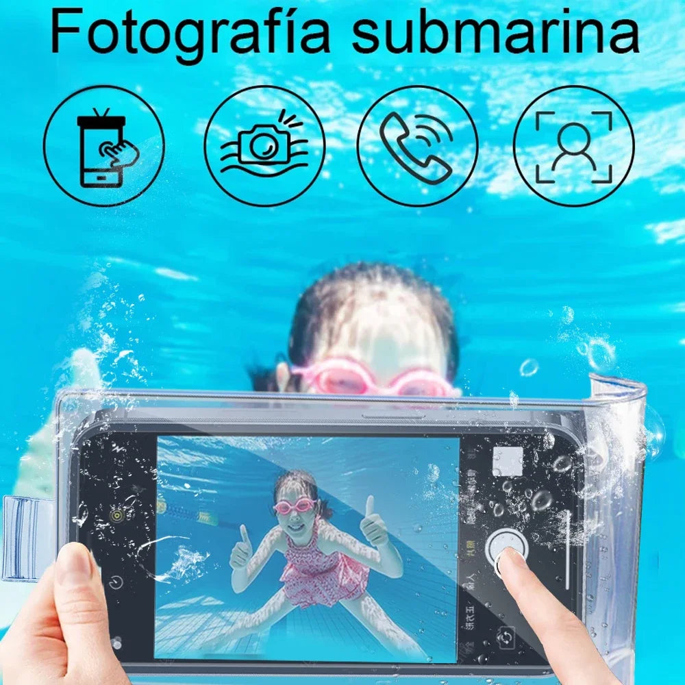 Waterproof Phone Pouch – Universal Clear Underwater Case