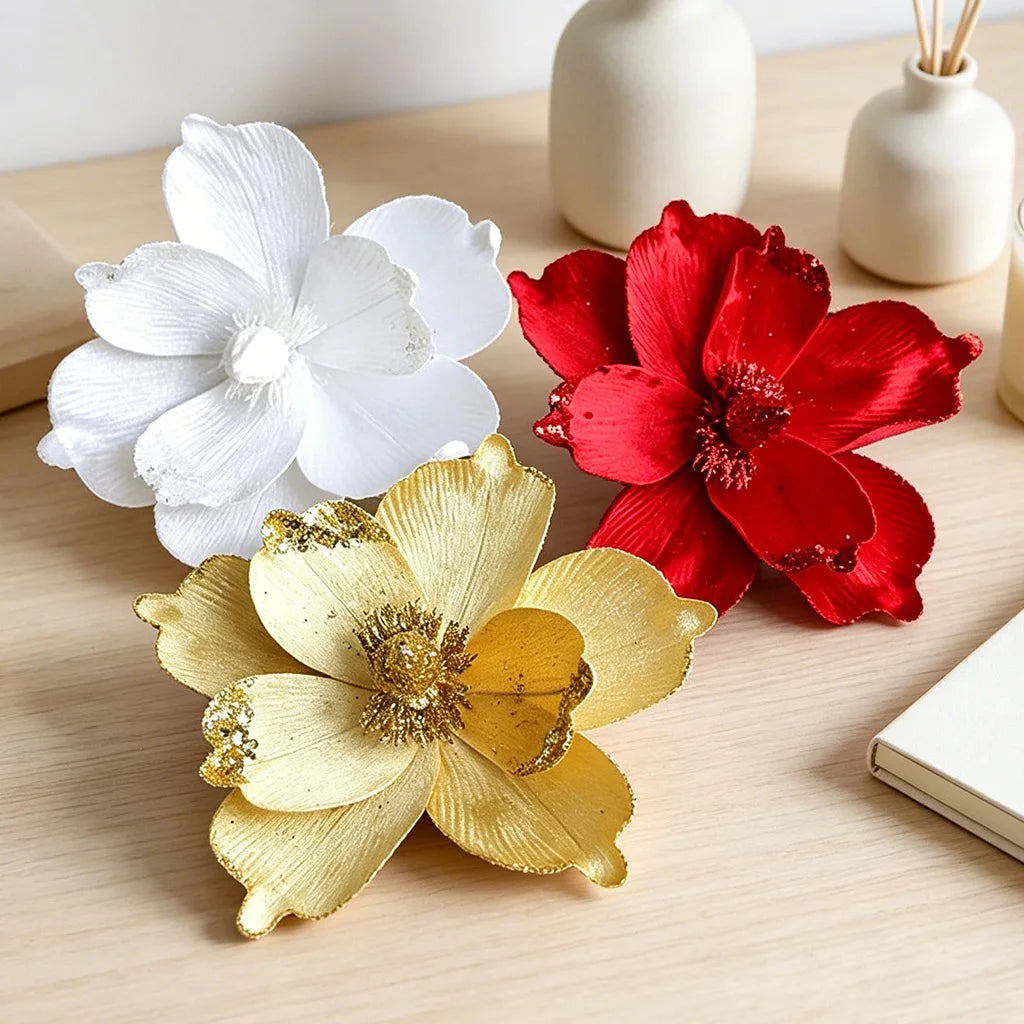 Christmas Decorative Flower Stem – Festive Floral Accent Décor