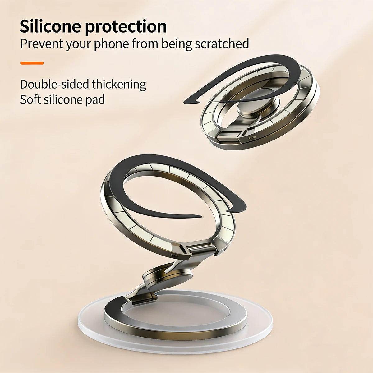 Magnetic Fidget Spinner Phone Ring Holder | MagSafe 360°