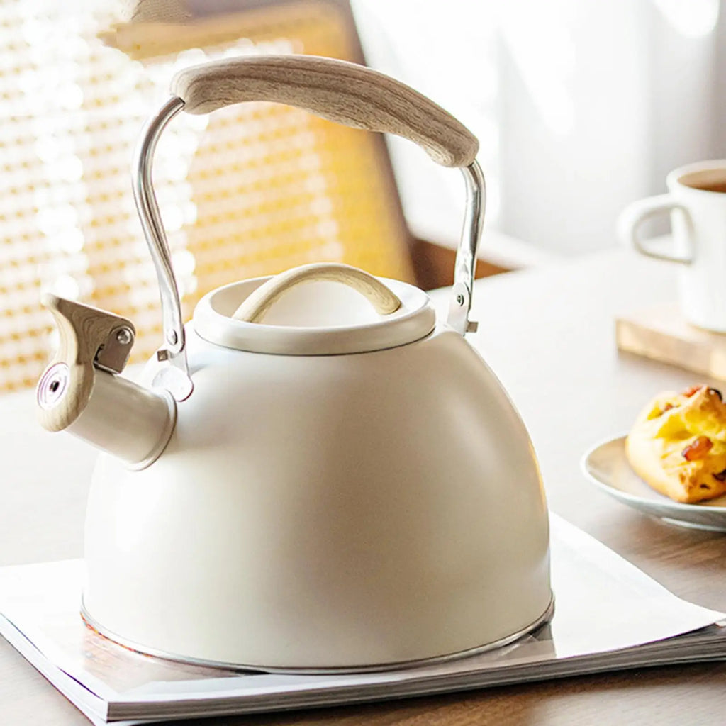 3L Stainless Steel Whistling Stovetop Kettle – Camping & Home