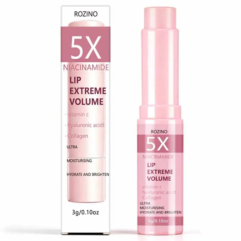 ROZINO Niacinamide Volumizing Lip Balm – Vitamin C & Collagen