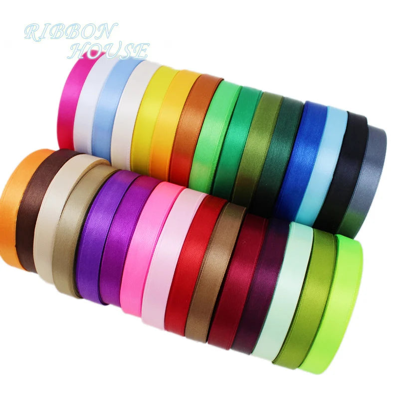 2-Pack 12mm Satin Ribbon | 25 Yards Gift, Craft & Décor