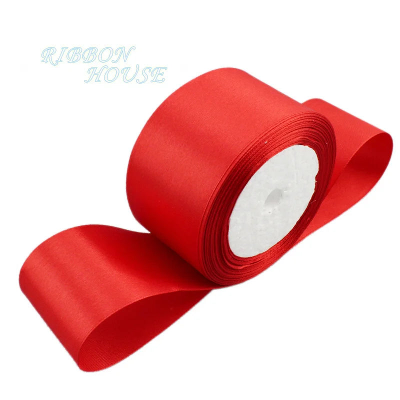 Red Satin Ribbon 25 Yards – Gift Wrap, Bows & Holiday Décor