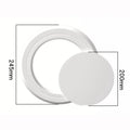 Round PVC Access Panel – Self-Adhesive Hinged Wall Hatch