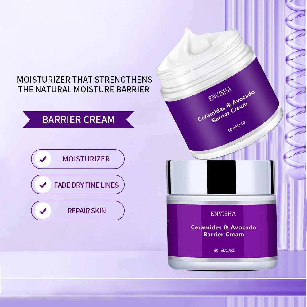 ENVISHA Ceramide & Avocado Face Cream – Firming Moisturizer