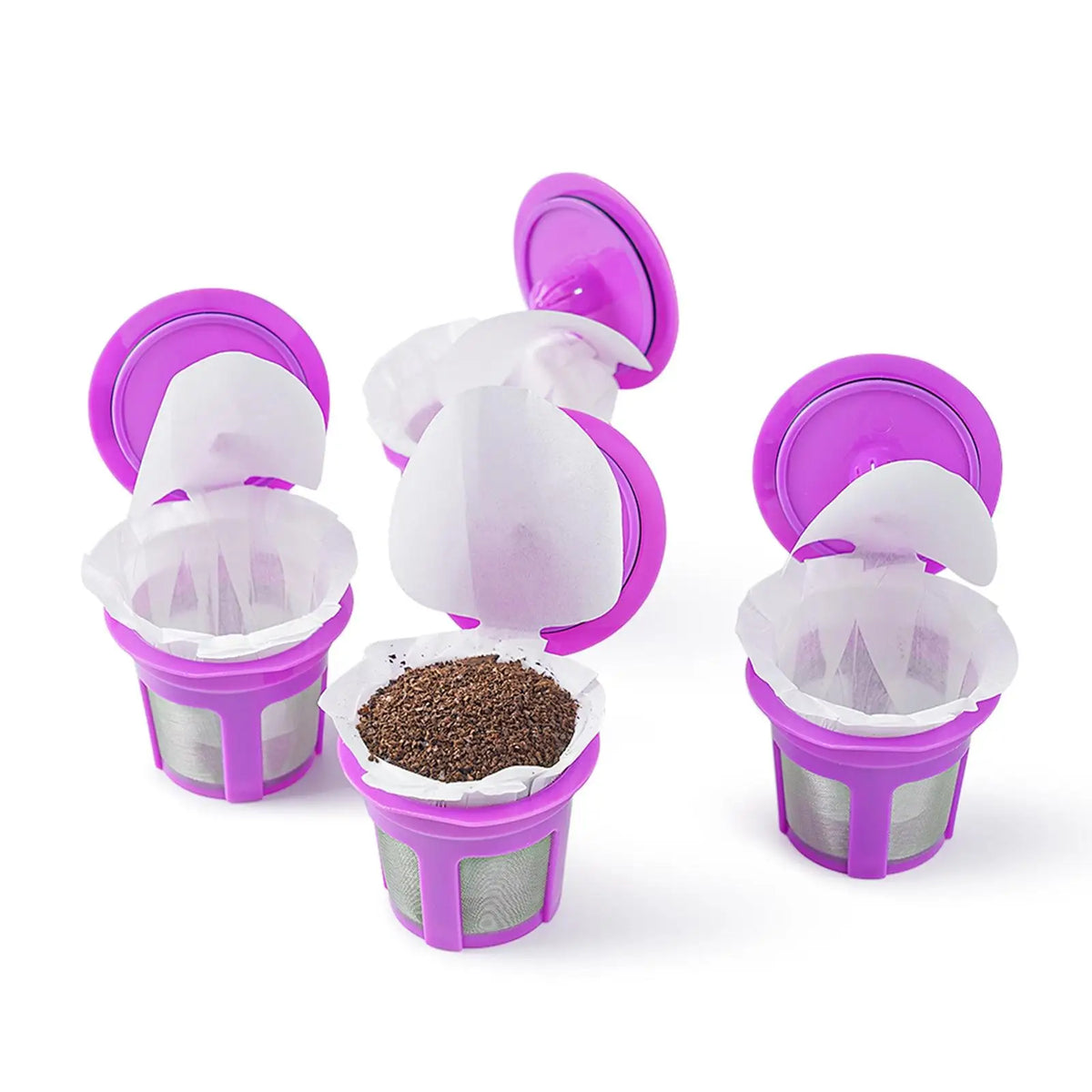 Reusable Coffee Filter Liners for Capsule Machines – 50 Pack