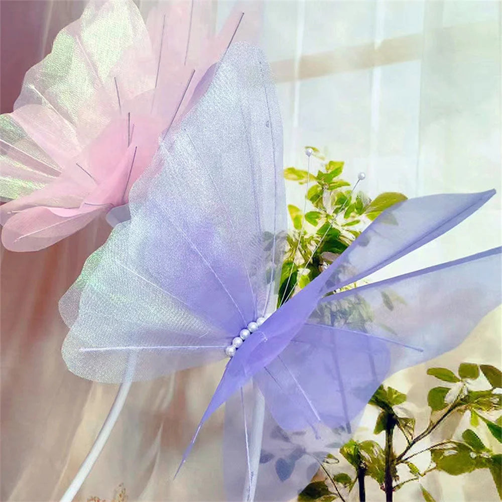 50cm Large Hanging Artificial Butterfly Decoration – Silk