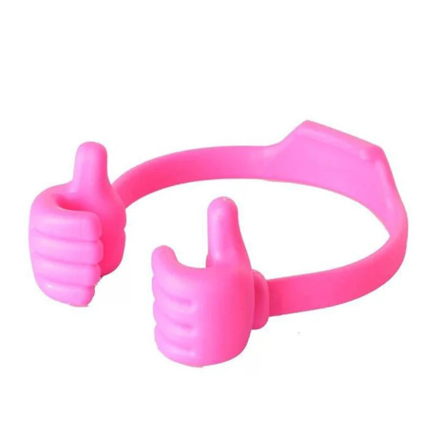 Thumbs-Up Phone Stand | Flexible Plastic Tablet & Phone Mount