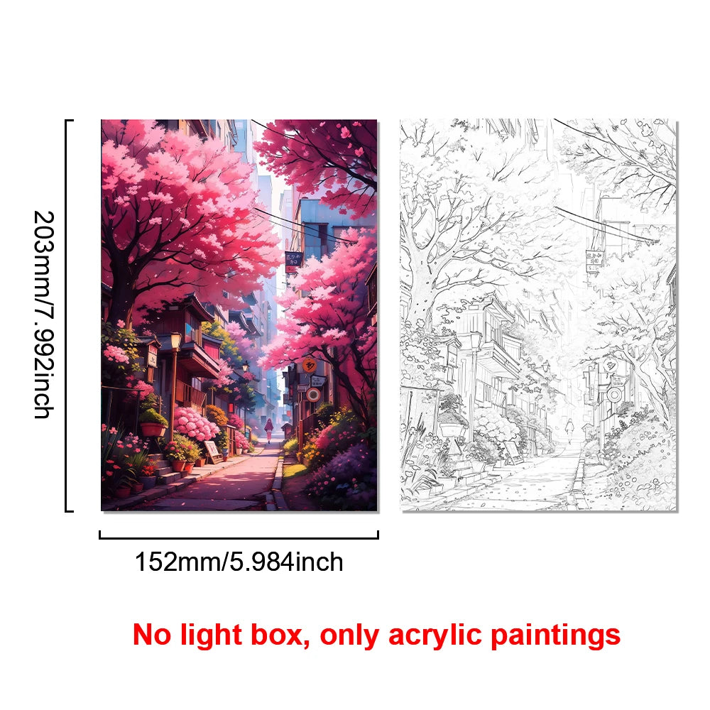 Tokyo Japan LED Light Painting – 2-in-1 Wall & Desk Lamp