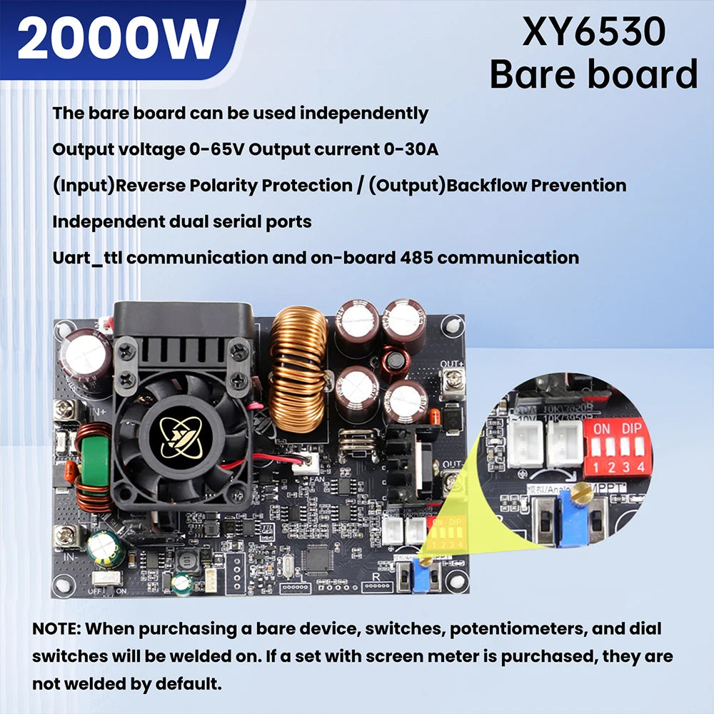 Gaqqee XY6530S/XY6550S Digital DC Buck Power Supply Module