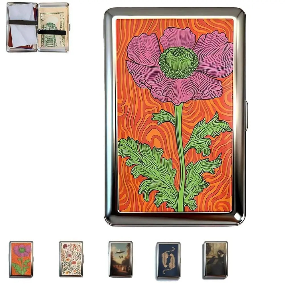 Vintage Metal Card Case – Snap ID & Business Card Holder