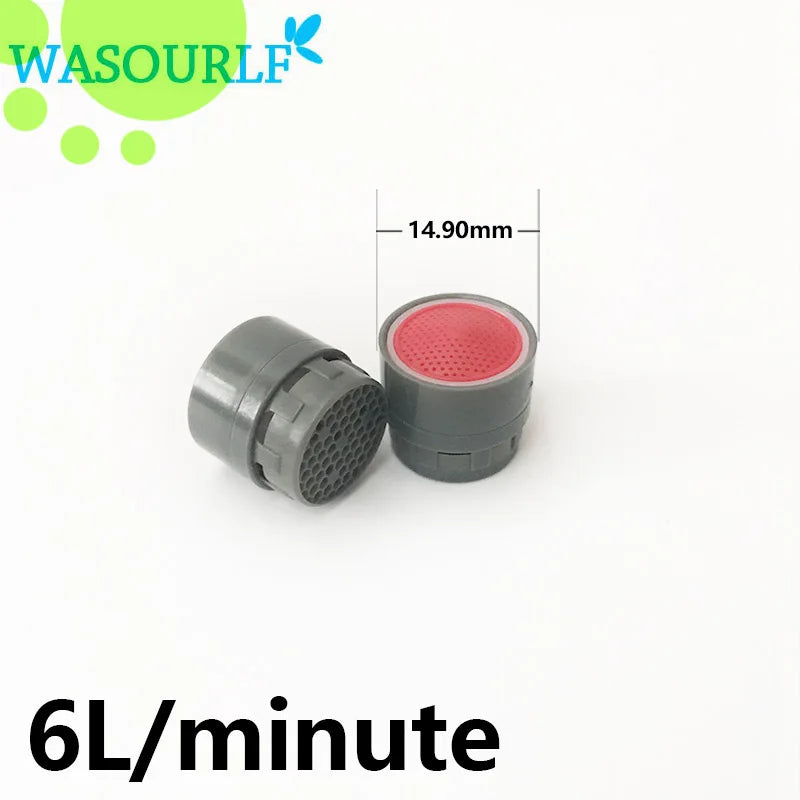 WASOURLF 6-Pack Water Saving Faucet Aerators – 8L Male & Female