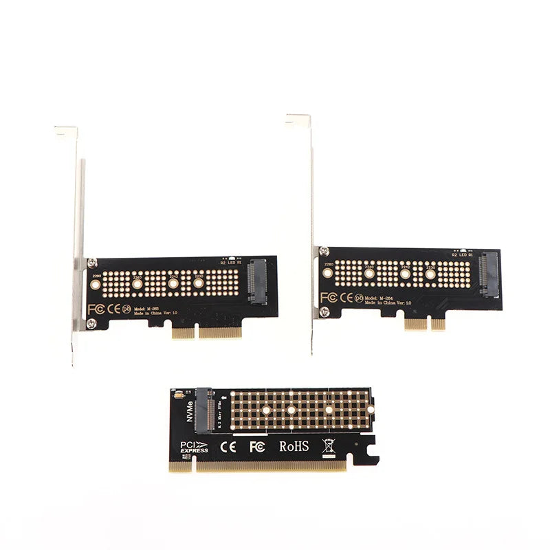 PCIe X1/X4/X16 to M.2 NVMe Adapter Card | 2230–2280 SSD