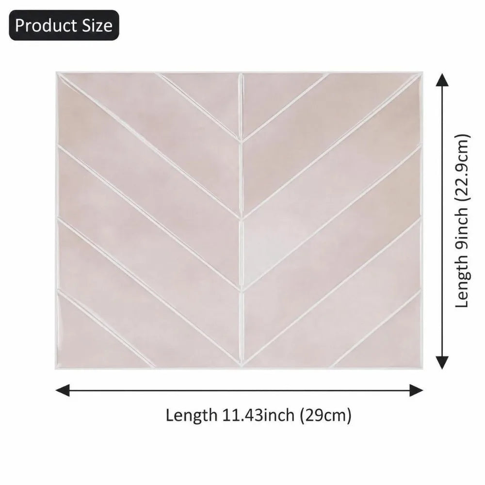 Self-Adhesive PVC Tile Stickers – Waterproof Vinyl Wall Decal