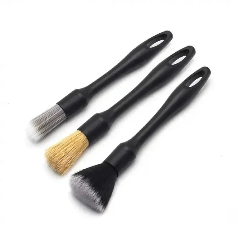 3-Piece Car Interior Detail Brush Set – Dash & Vent Duster