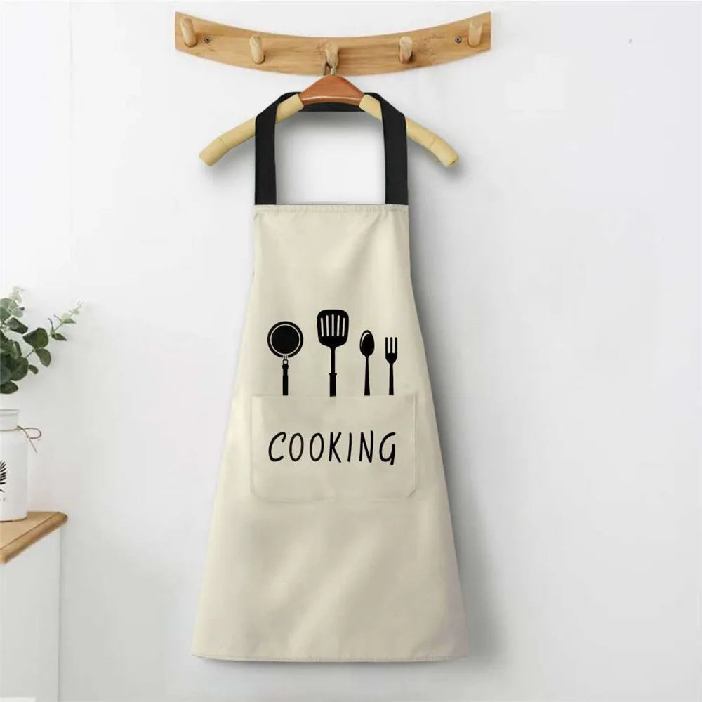 Waterproof Oil-Proof PVC Kitchen Apron – Unisex Sleeveless