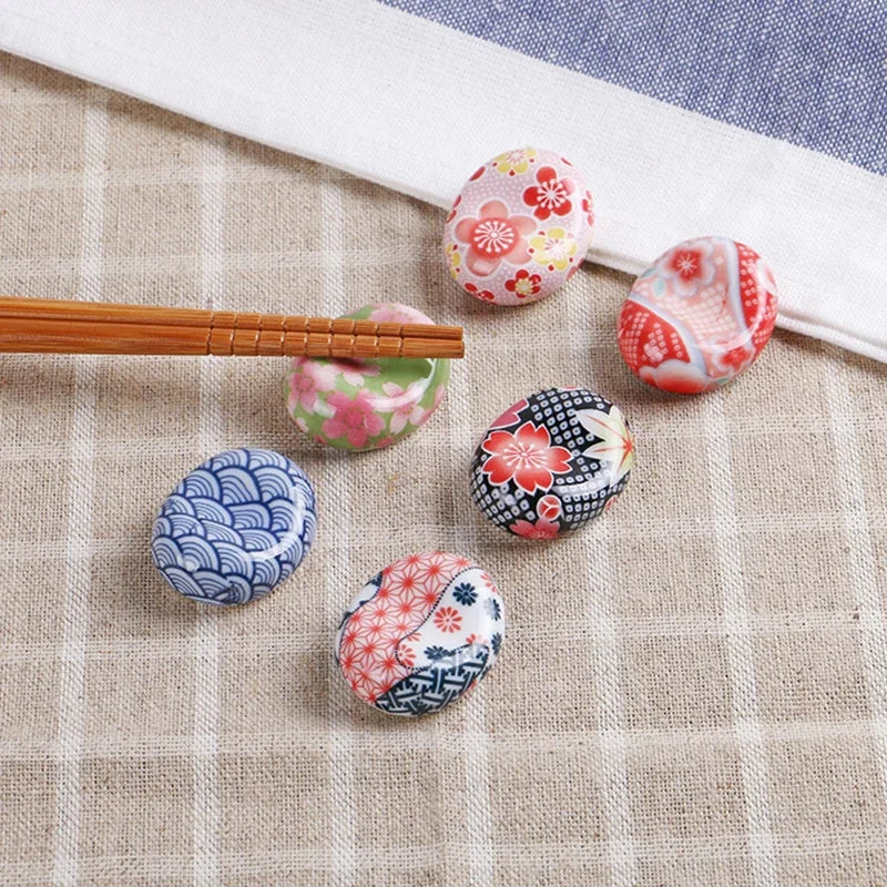Ceramic Chopstick Rest | Japanese Style Holder – 6 Designs