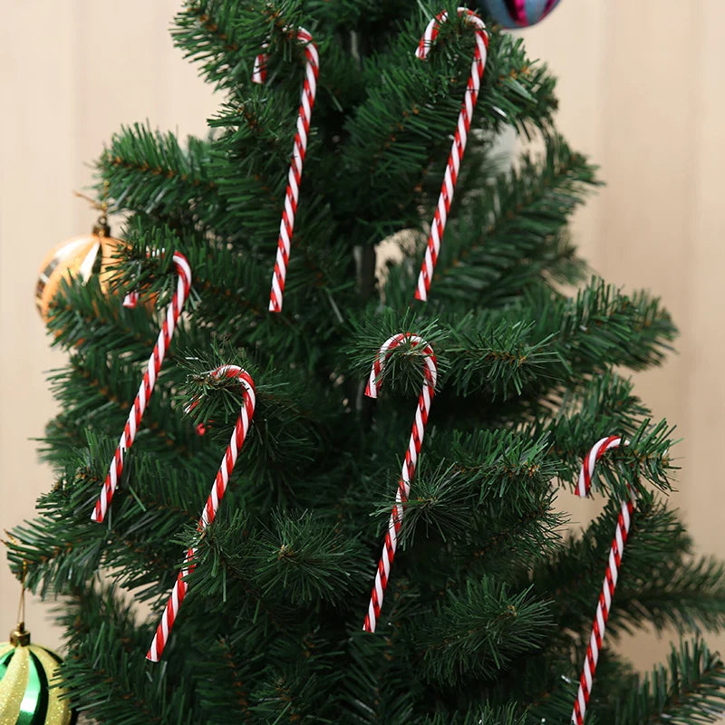6-Pack Candy Cane Christmas Tree Ornaments | Holiday Decor